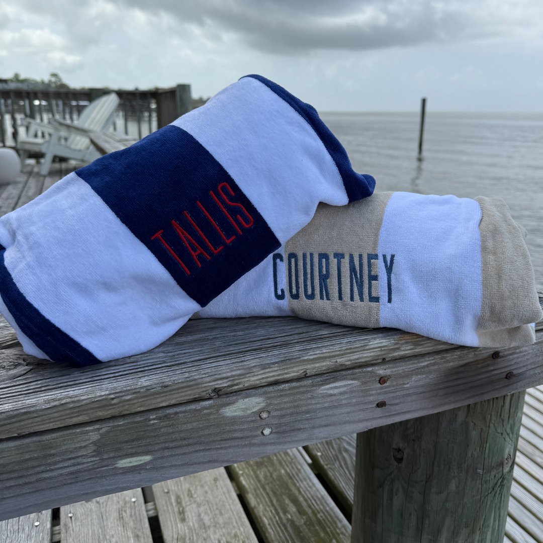 Embroidered Beach Towel