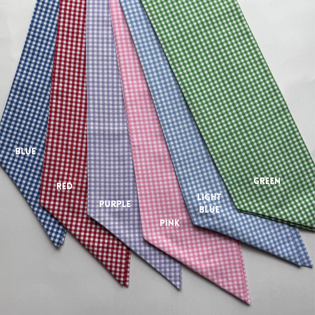 Gingham Wreath Sash