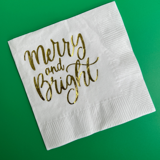 Merry and Bright Napkins