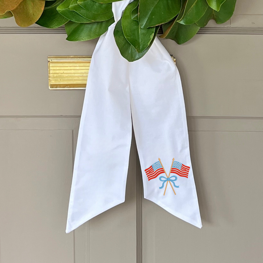 Flag Wreath Sash