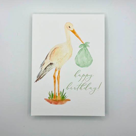 Stork Milestone Month Cards