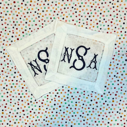 Avery Initial Cocktail Napkins
