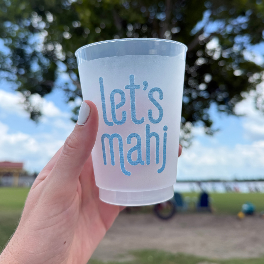 Mahjong Shatterproof Cups
