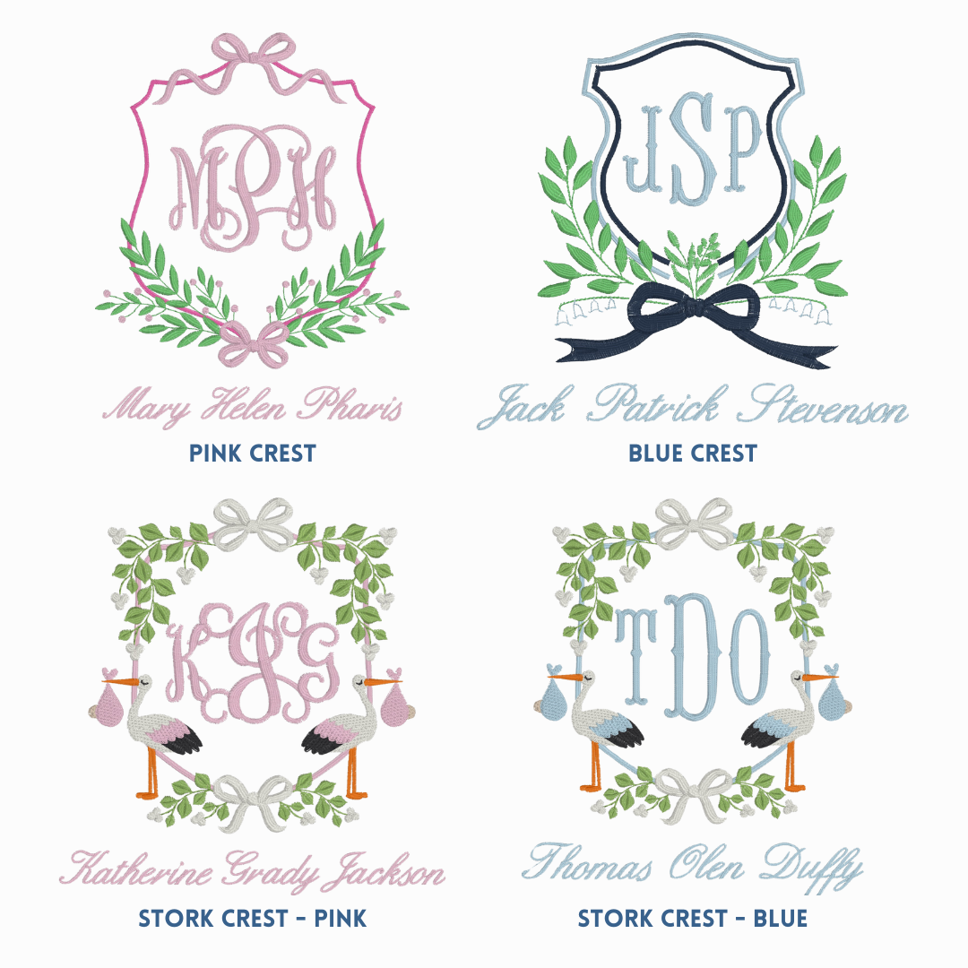 Embroidered Baby Banner