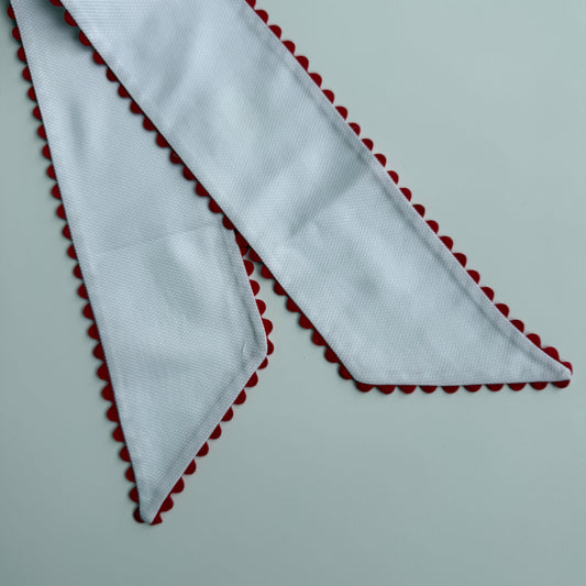 Red Trimmed 4th of July Wreath Sash