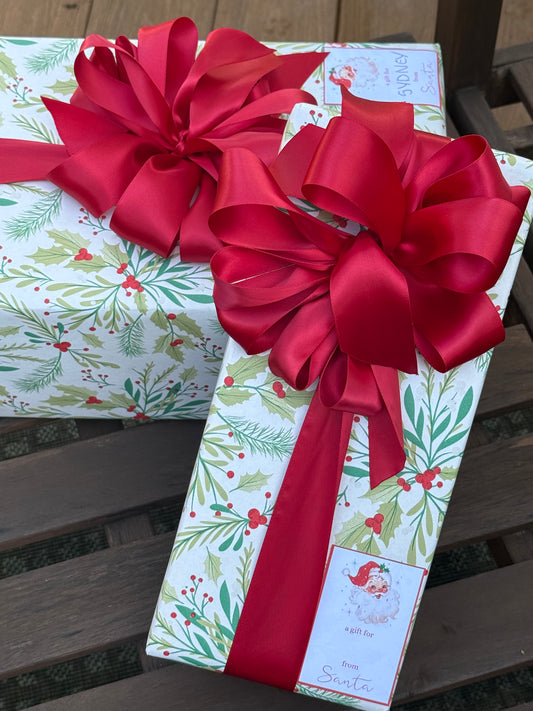 Santa Gift Tag Stickers