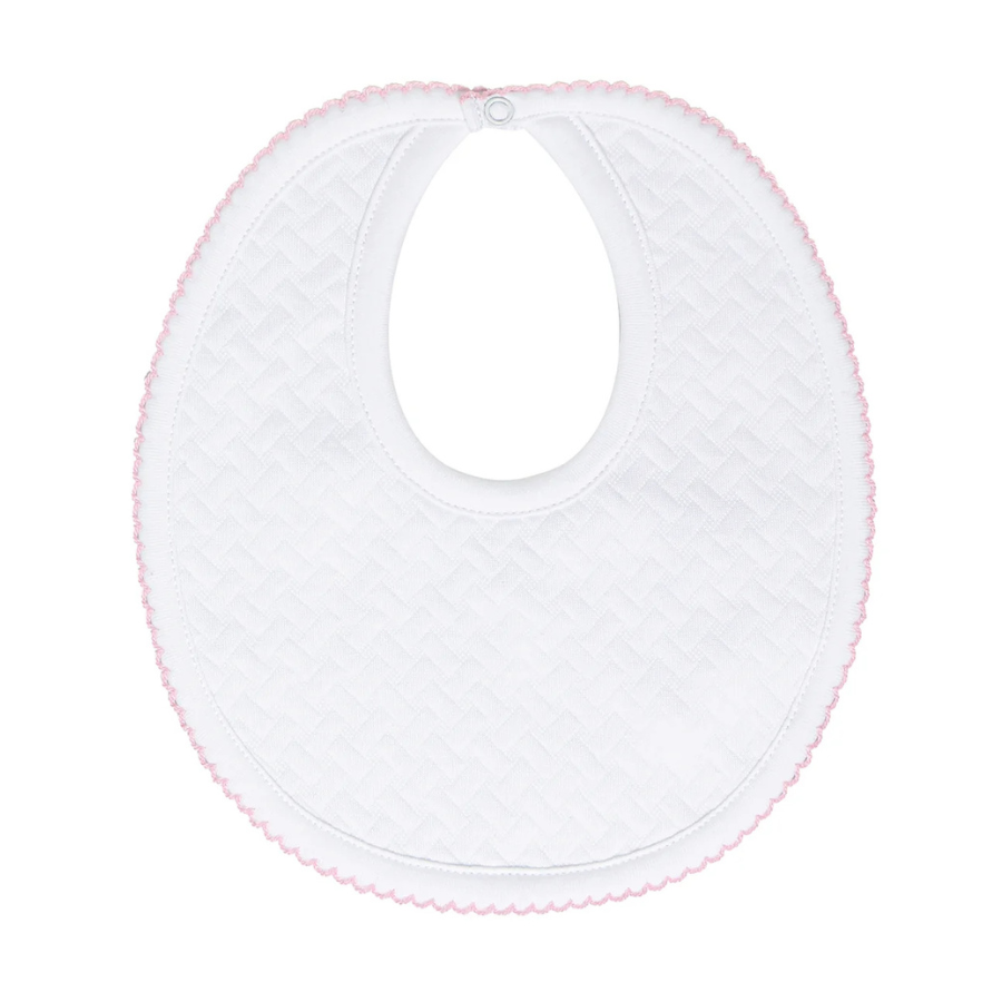 Nella Pima Basket Weave Baby Bib