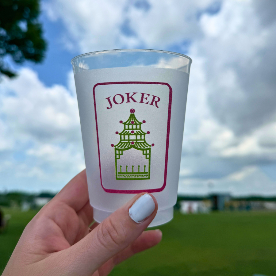 Mahjong Shatterproof Cups