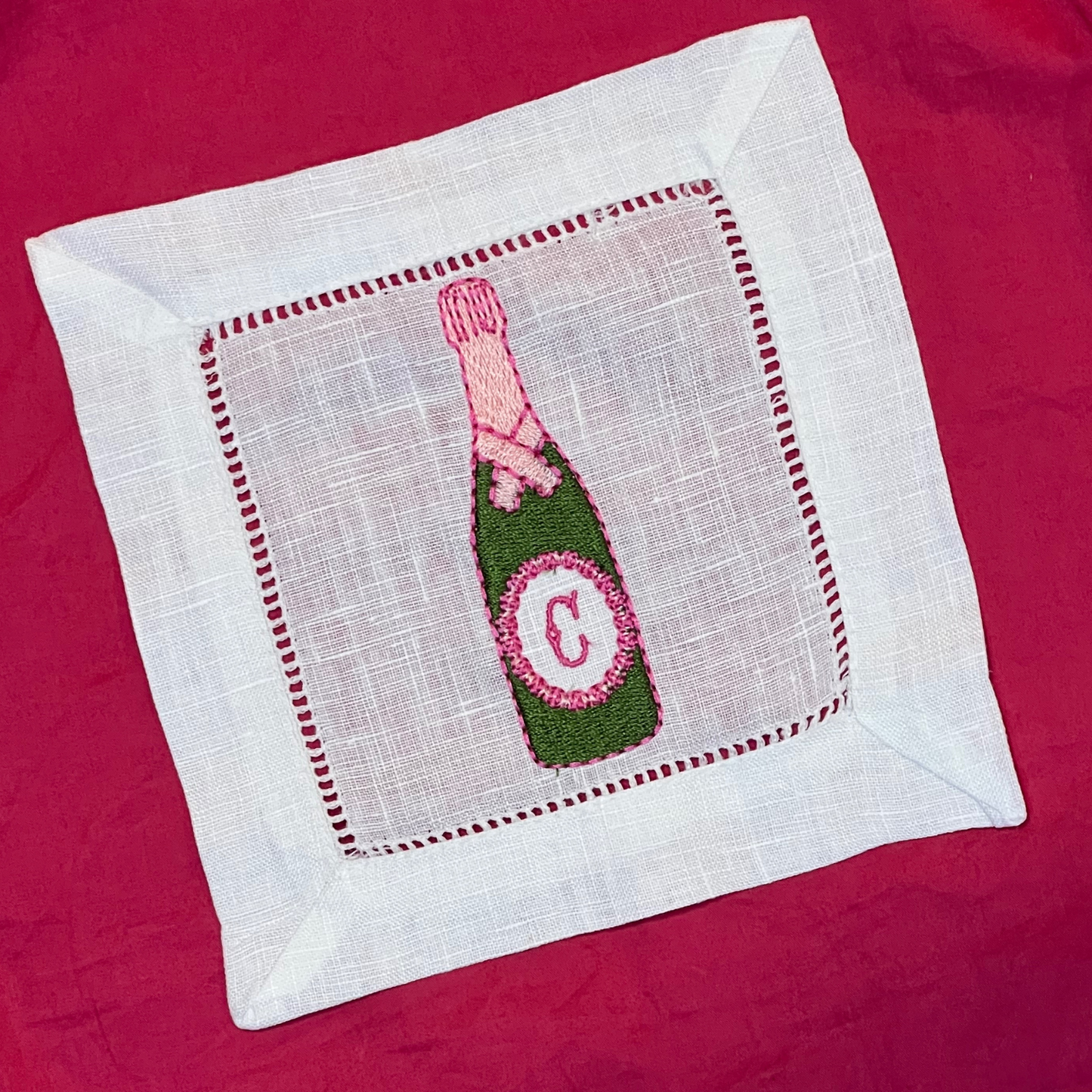 Champagne Bottle Cockail Napkins