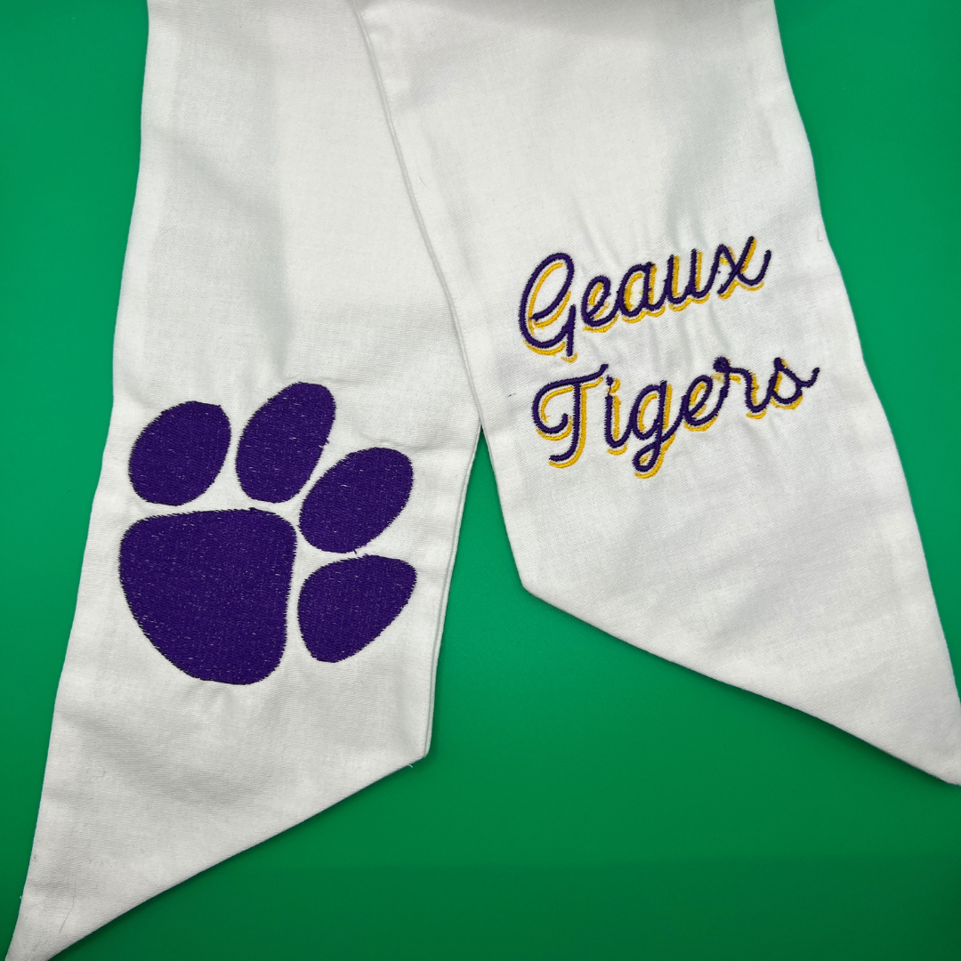 Tiger Wreath Sash