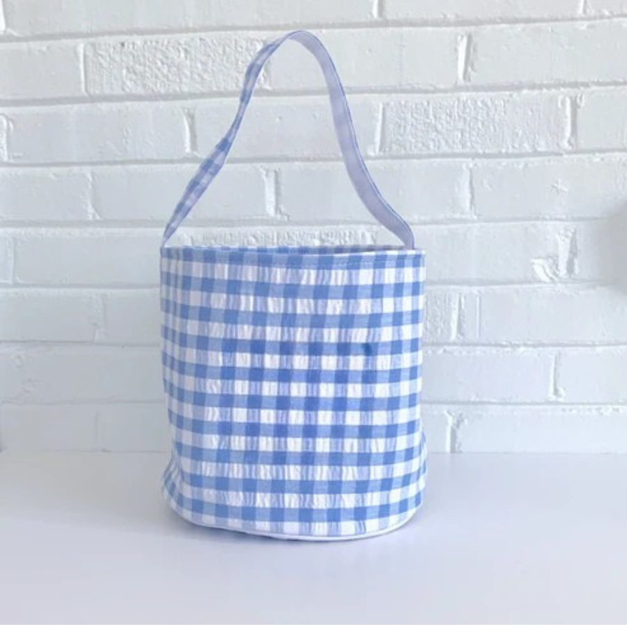 Seersucker and Gingham Buckets