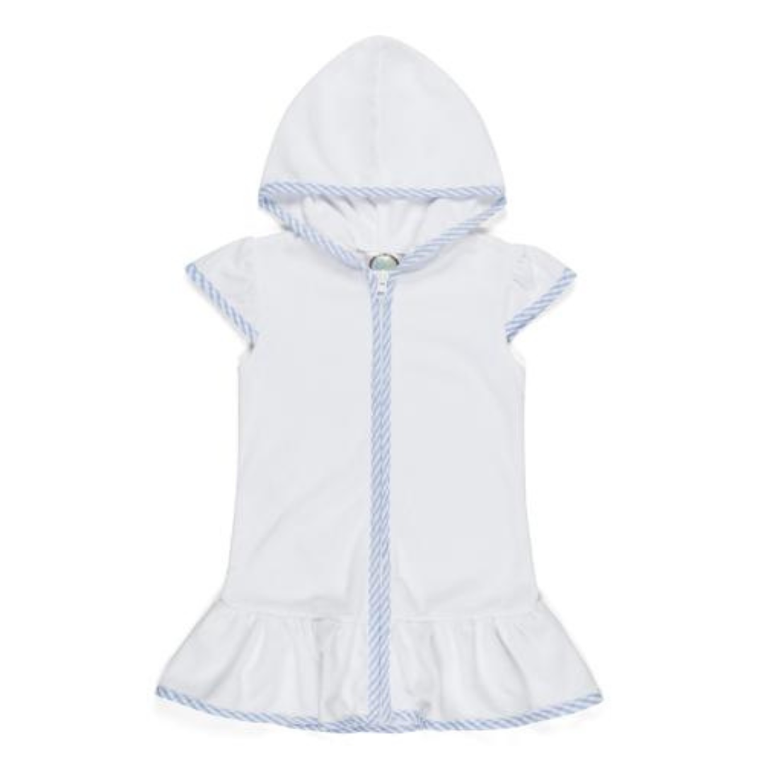 Kid's Terry Cloth Ruffle Cover Up