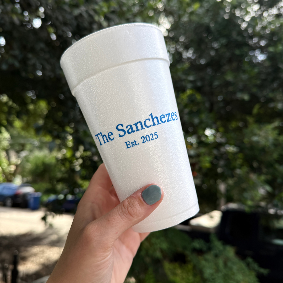 Custom Foam Cups