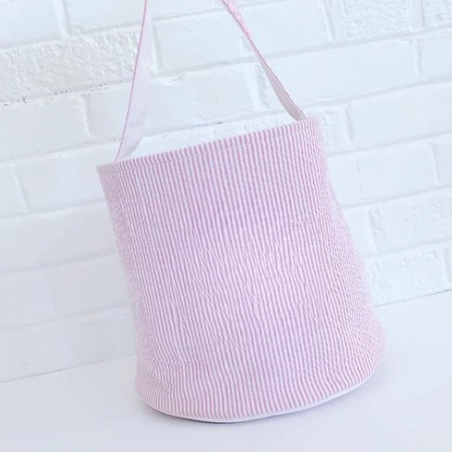 Seersucker and Gingham Buckets