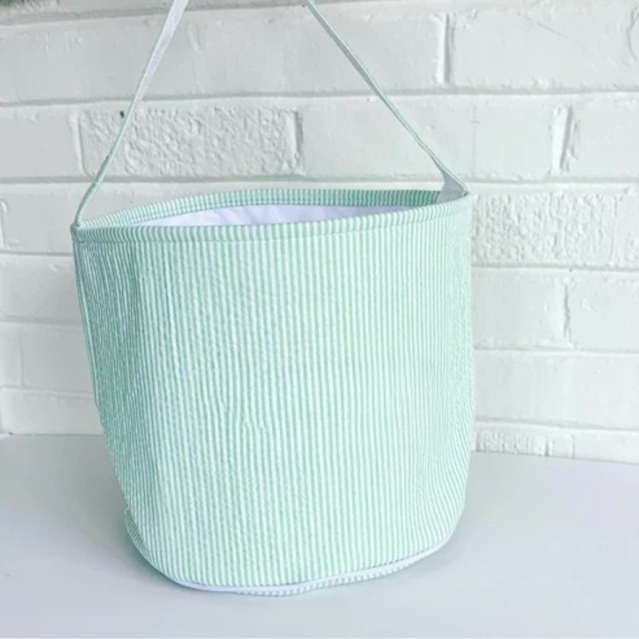 Seersucker and Gingham Buckets