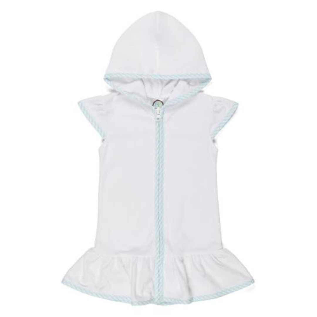 Kid's Terry Cloth Ruffle Cover Up