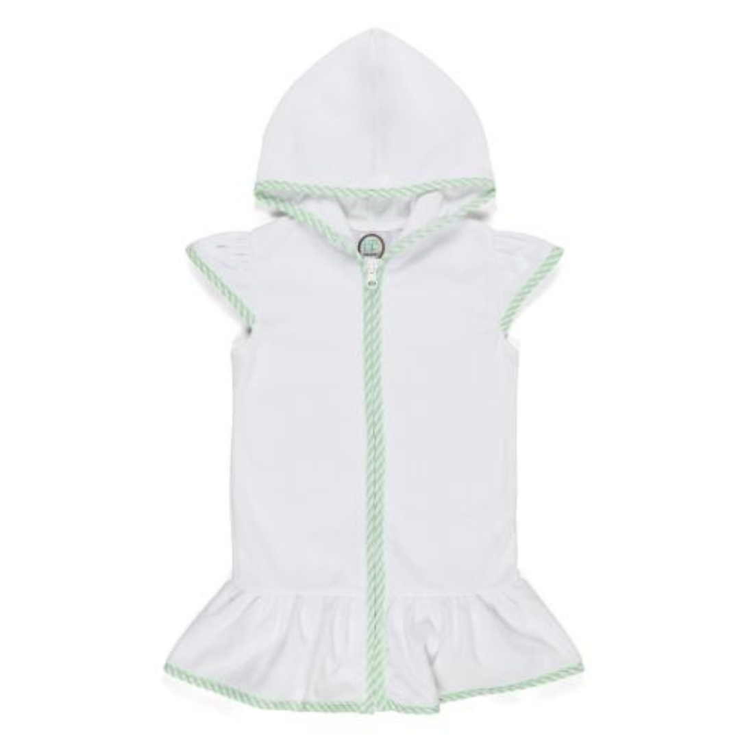 Kid's Terry Cloth Ruffle Cover Up