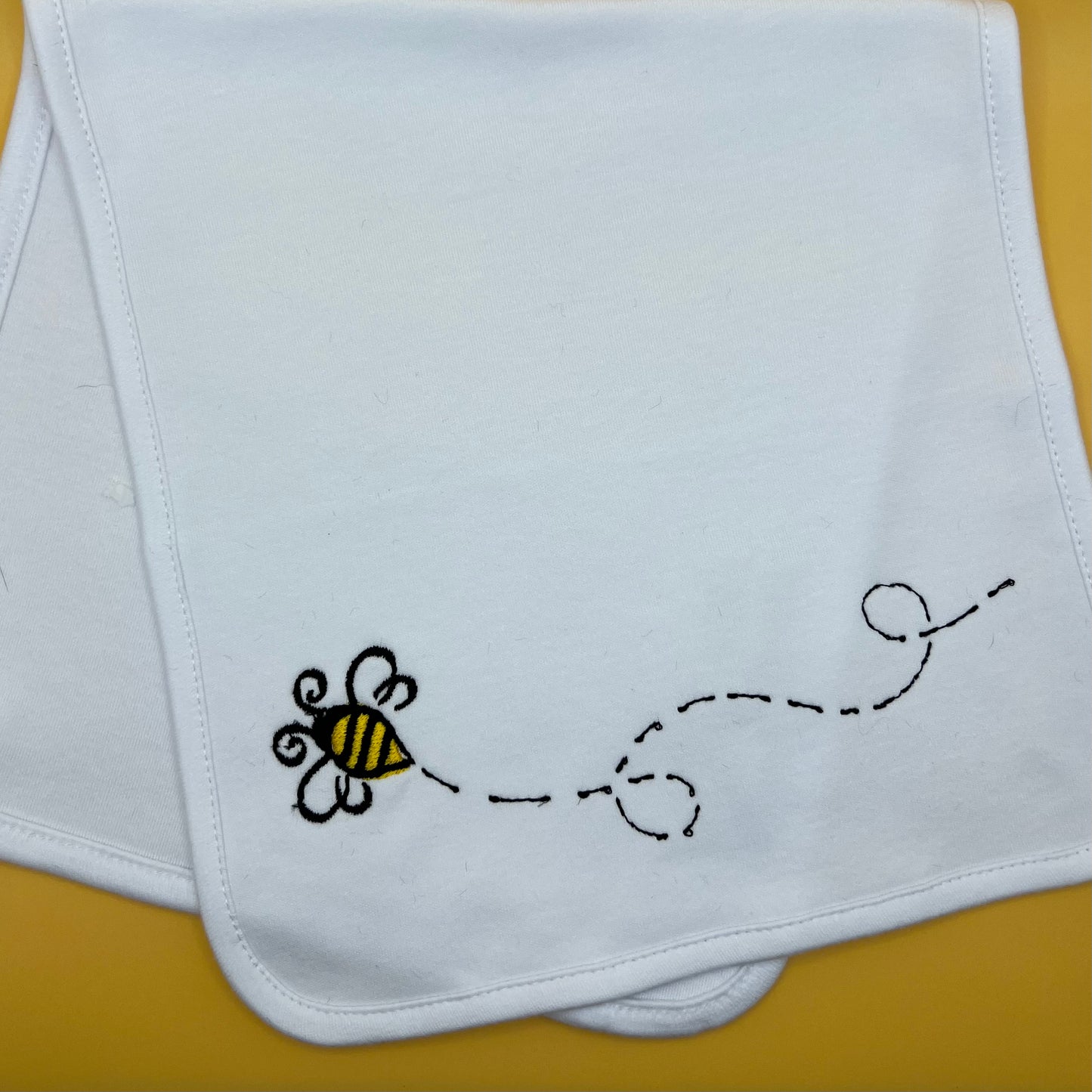 Bumble Bee Burp Cloth