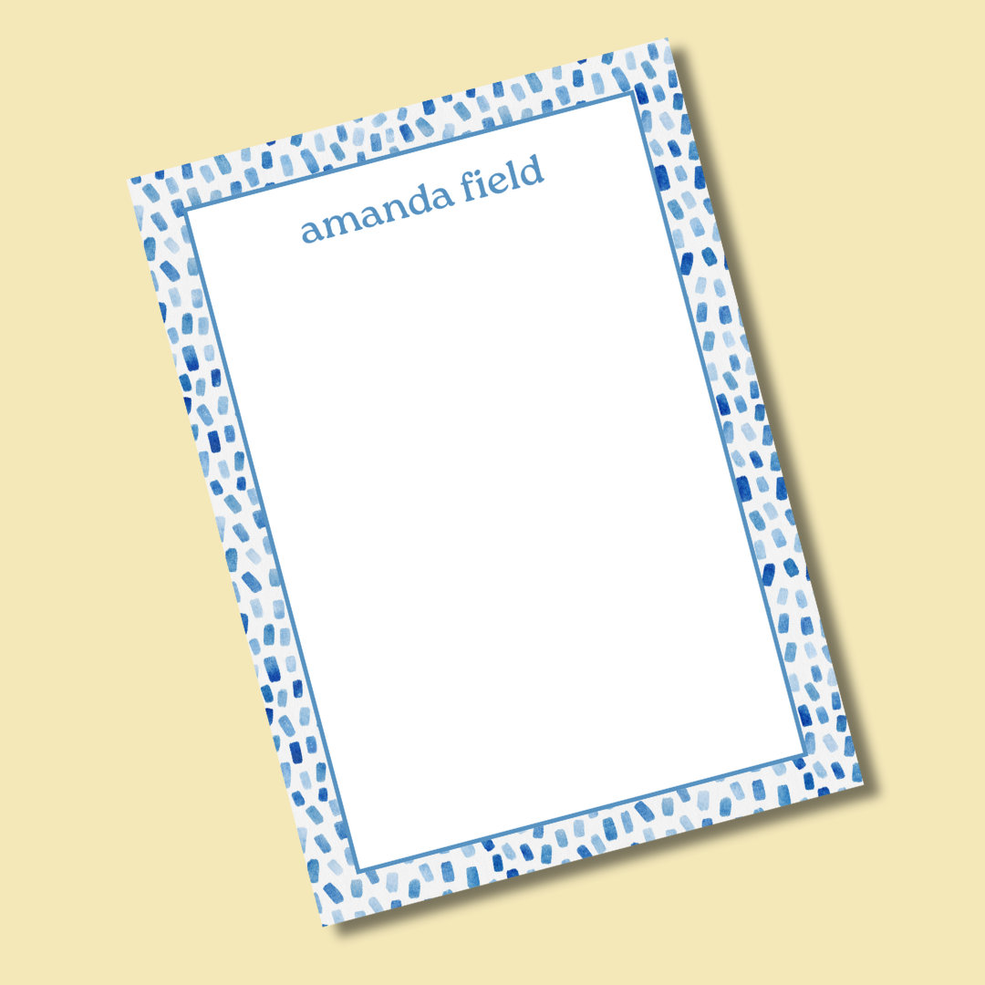 Blue Dot Notepad