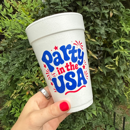 Party in the USA Styrofoam Cups