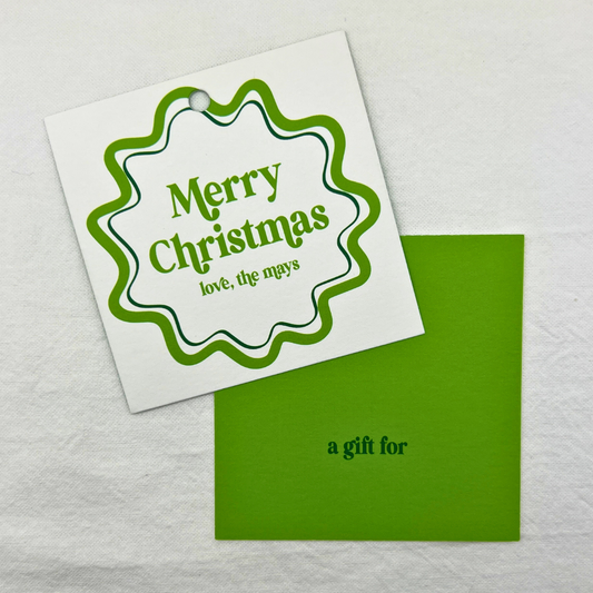 Squiggle Christmas Gift Tags