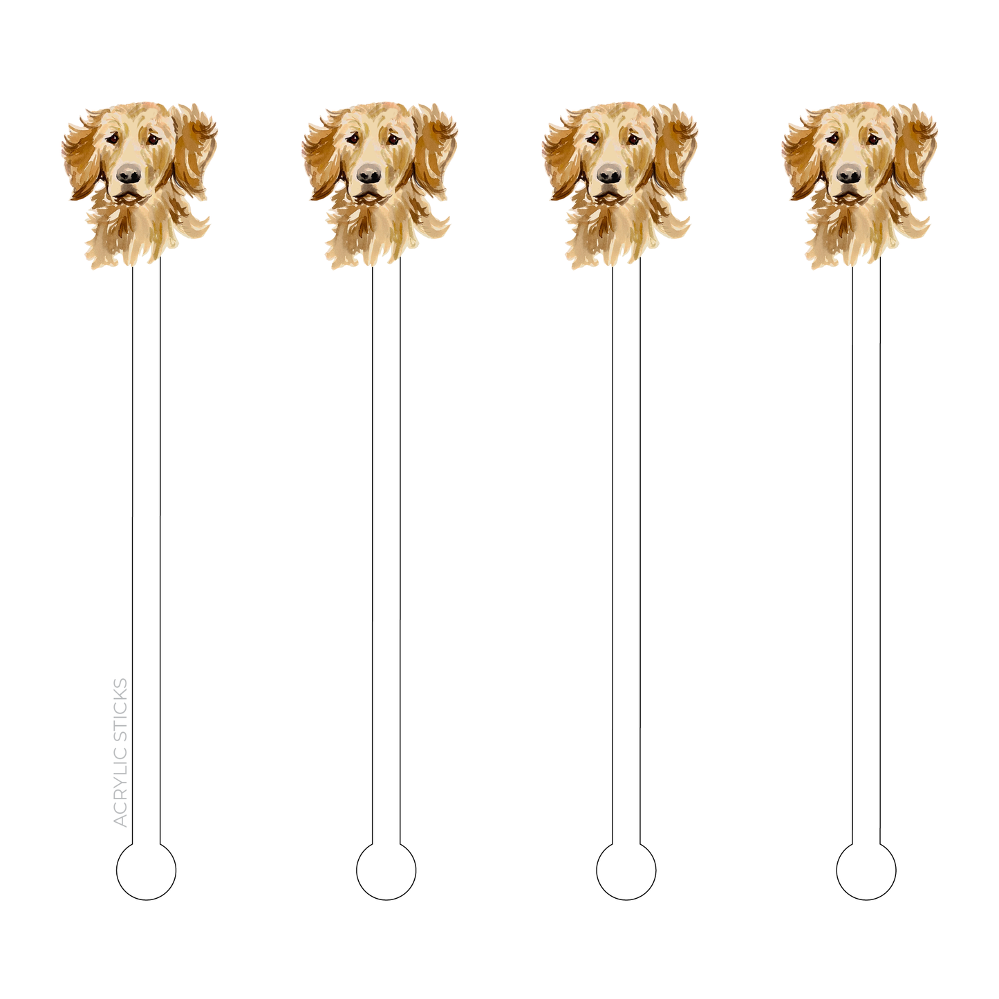 Golden Retriever Stir Sticks