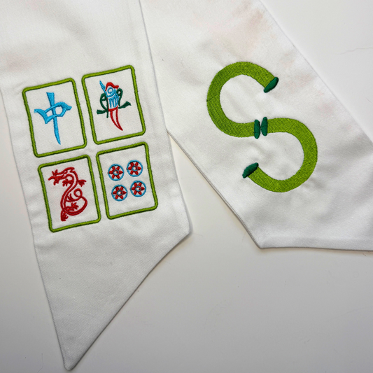 Mahjong Wreath Sash