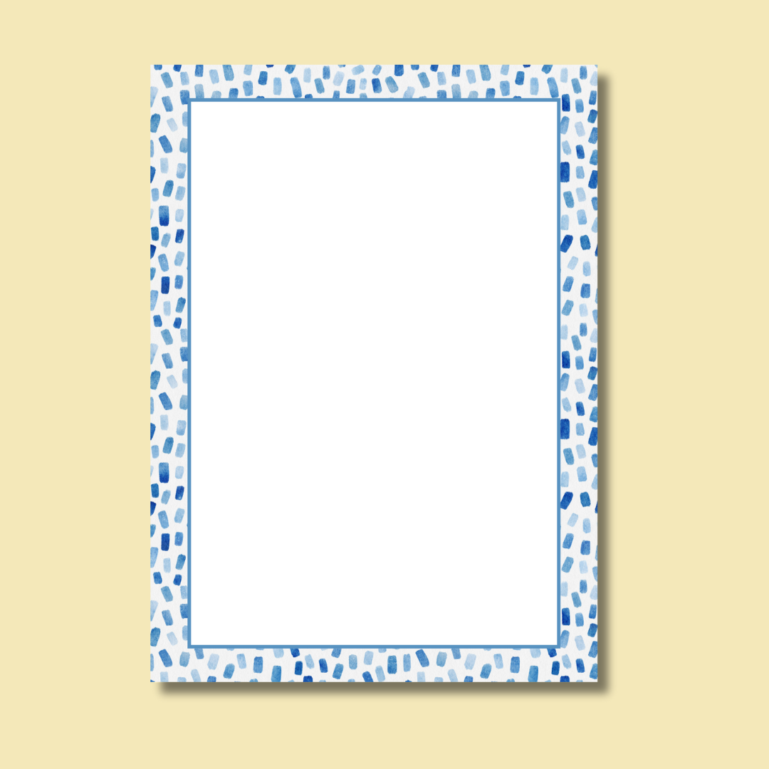 Blue Dot Notepad