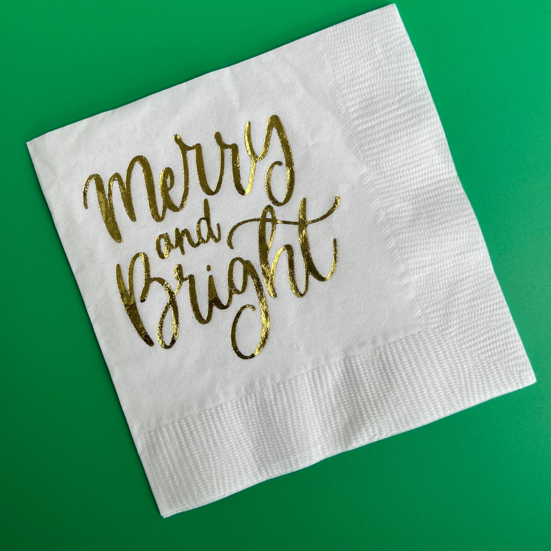 Merry and Bright Napkins