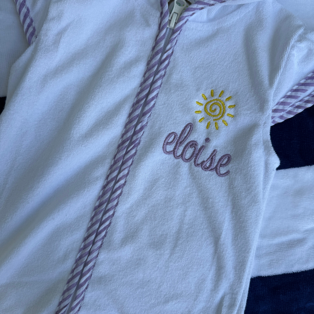 Kid's Terry Cloth Ruffle Cover Up