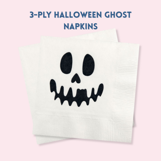 Ghost 3-Ply Beverage Napkins