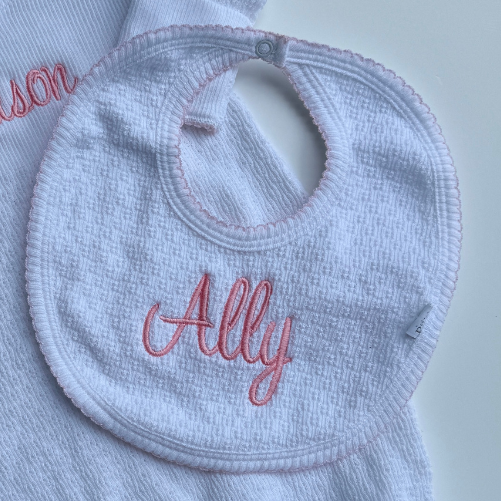 Paty Knit Snap Bib