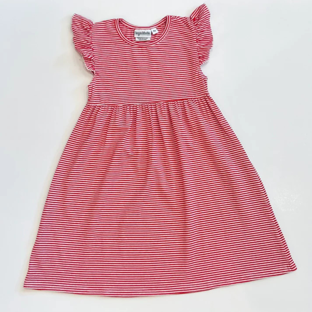 4th of July Flutter Sleeve Dress