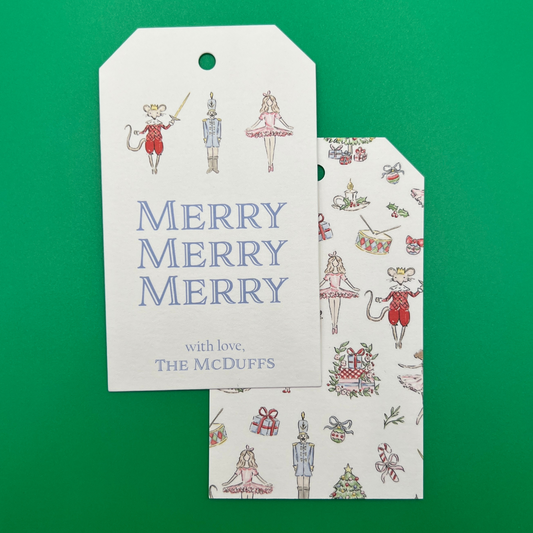 Nutcracker Ballet Gift Tags