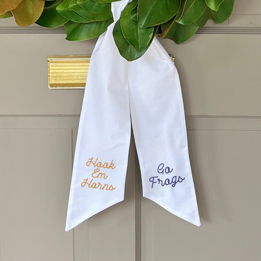 House Divided Wreath Sash