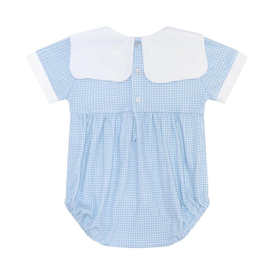 Nella Pima Blue Gingham Bubble