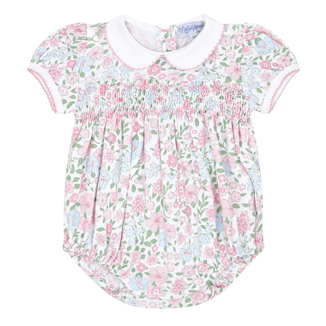 Nella Pima English Garden Smocked Bubble