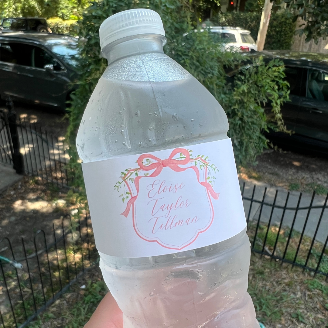 Custom Water Bottle Labels