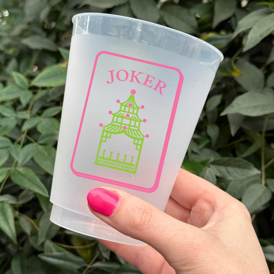 Mahjong Shatterproof Cups