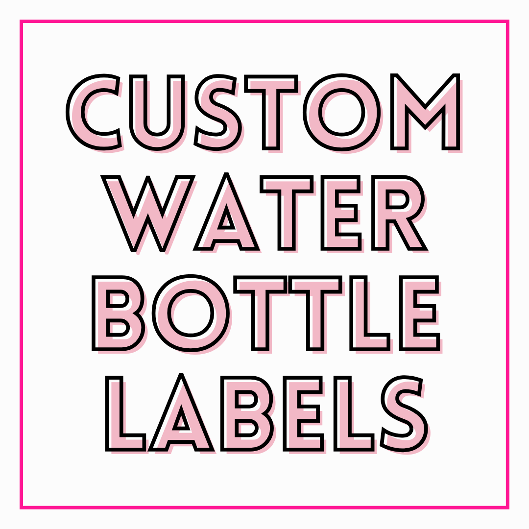 Custom Water Bottle Labels