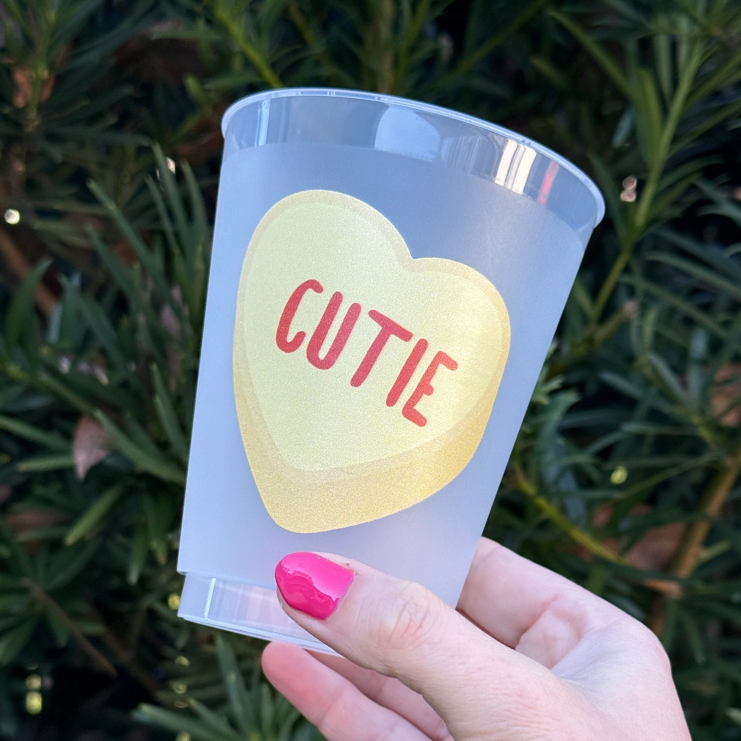 Conversation Heart Cups