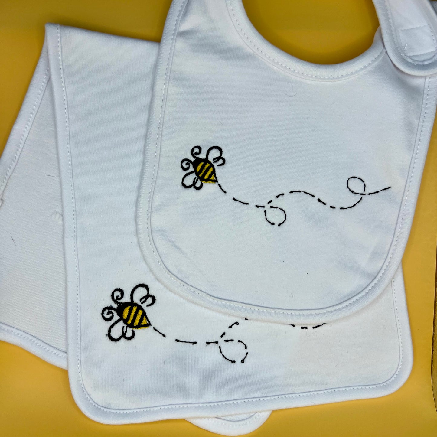 Bumble Bee Burp Cloth