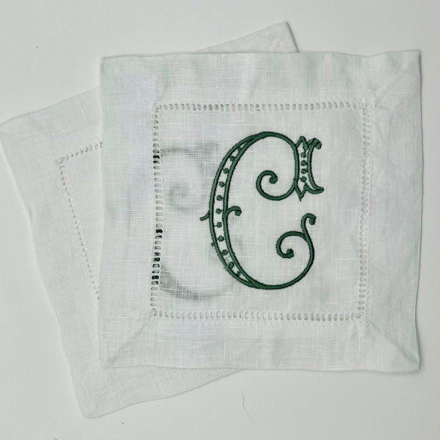 Dot Initial Cockail Napkins