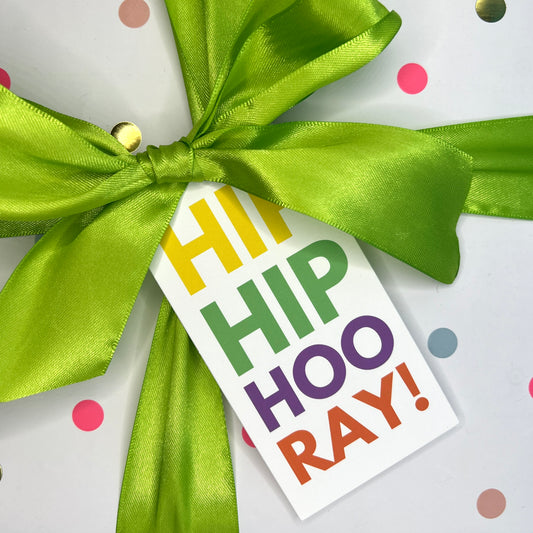 Hip Hip Hooray Gift Tags