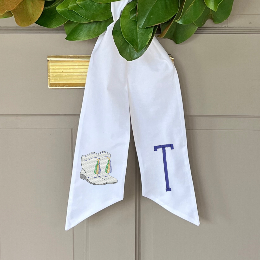 Marching Boot Wreath Sash