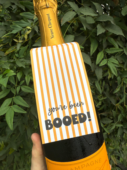 You’ve Been Booed! Wine Tags