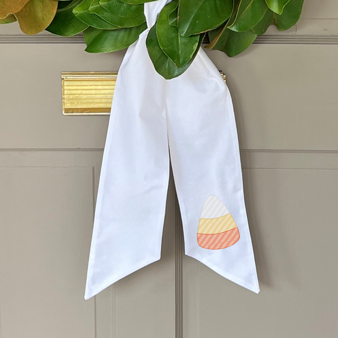 Candy Corn Wreath Sash