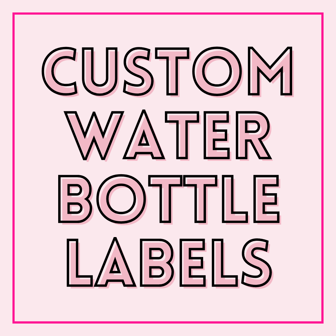 Custom Water Bottle Labels