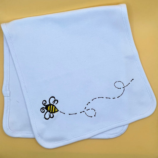 Bumble Bee Burp Cloth