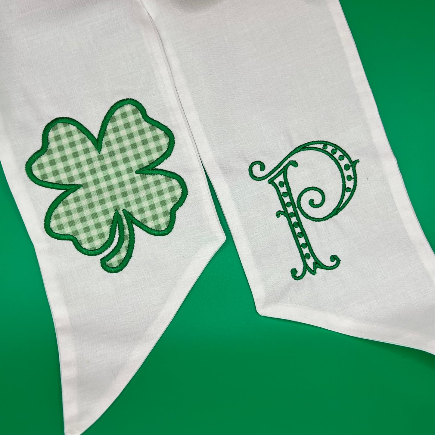 Shamrock Wreath Sash